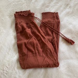 Aerie gauzy lounge pants, medium